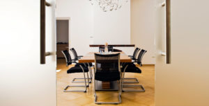 Besprechungsraum der Versicherungsmakler Hässler in Bamberg